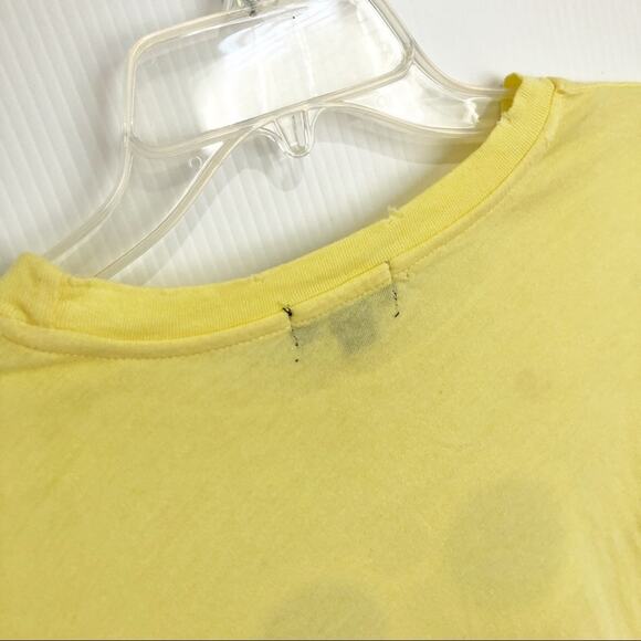 Wildfox Yellow Sunnies Keke Sunglasses Graphic Tee NWT Small - Picture 10 of 10